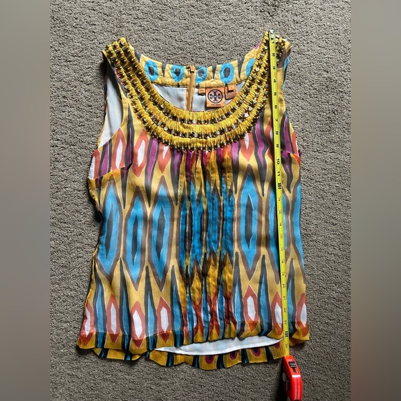 Tory Burch Multicolor Sleeveless Top - Picture 4 of 5
